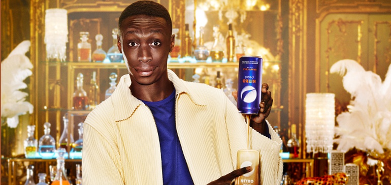 Pepsi enlists silent TikTok star Khaby Lame to pour new nitro cola