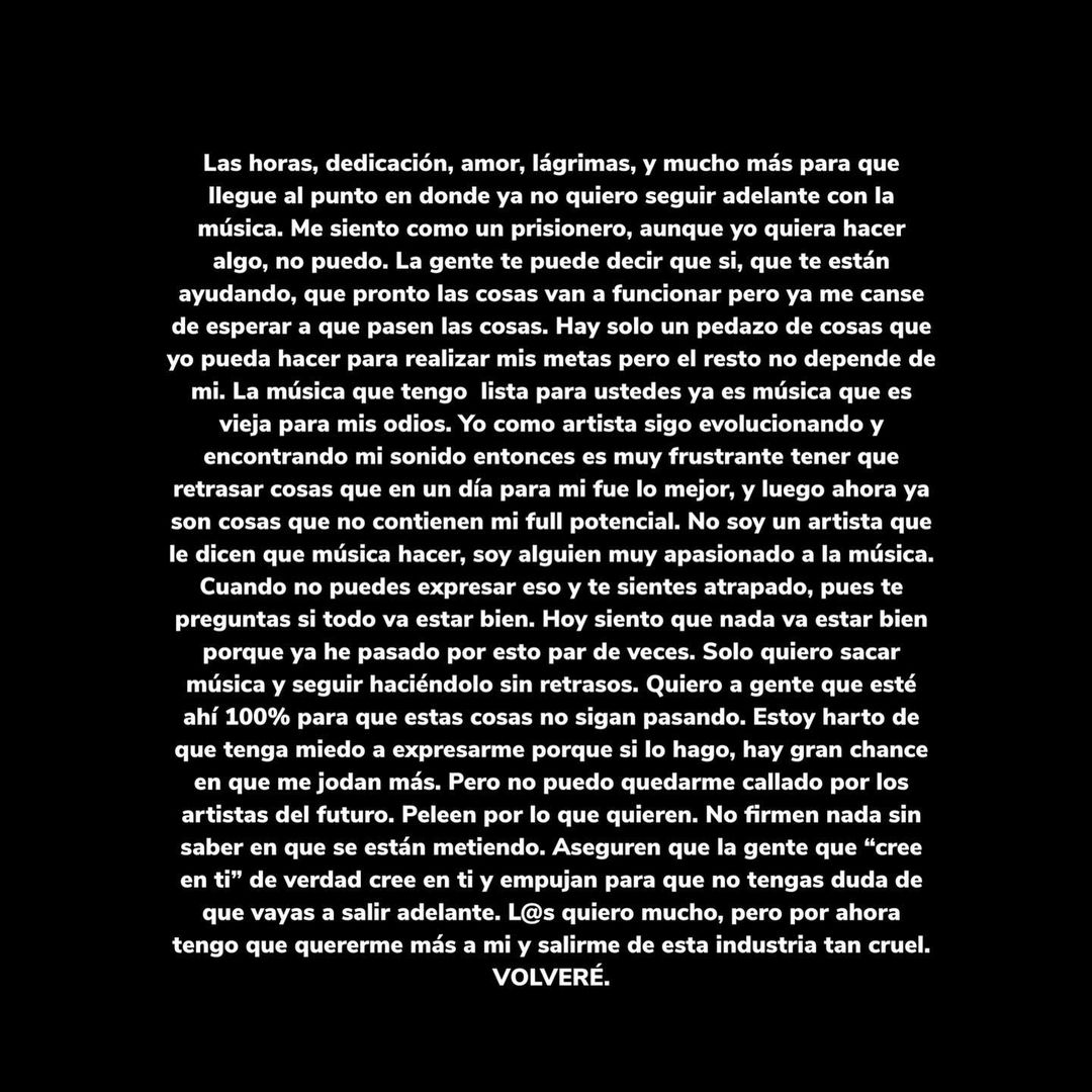 Gracias por todo, VOLVERÉ.

