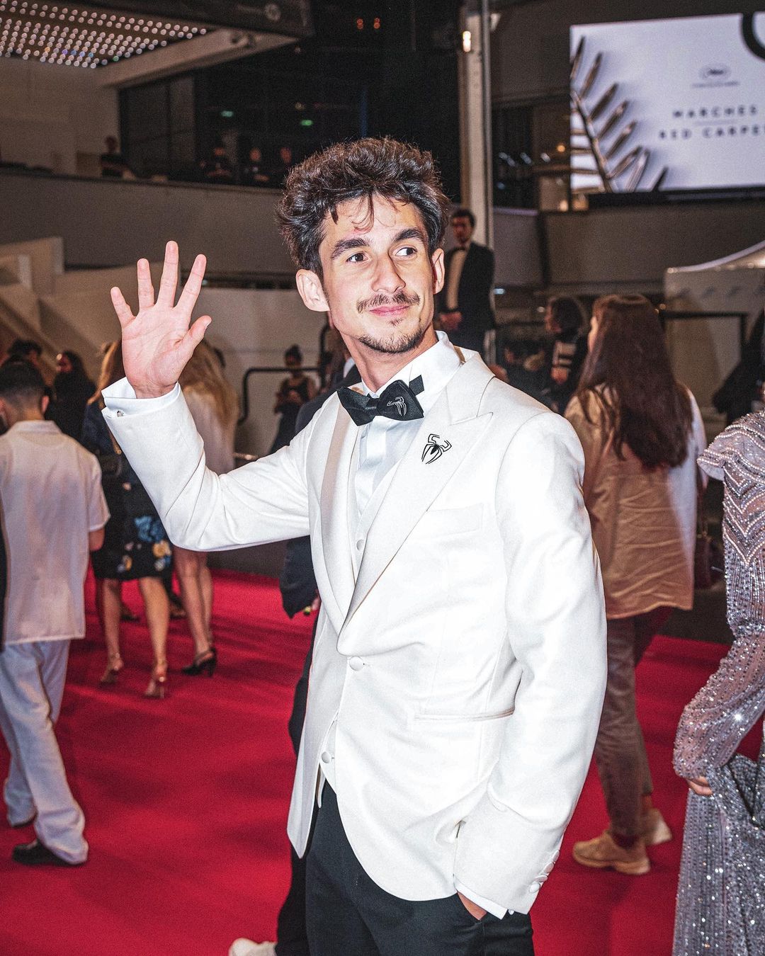 I’m just a guest today .. but tomorrow who knows ? ❤️😍 
#cannesfilmfestival 
Suit designed by the amazing @barisbespoke 
Thank you for having me 🤍 I had an amazing experience. @magnum_maghreb 
📍 @festivaldecannes 
#Cannes2023 #pleasureisalwayson

